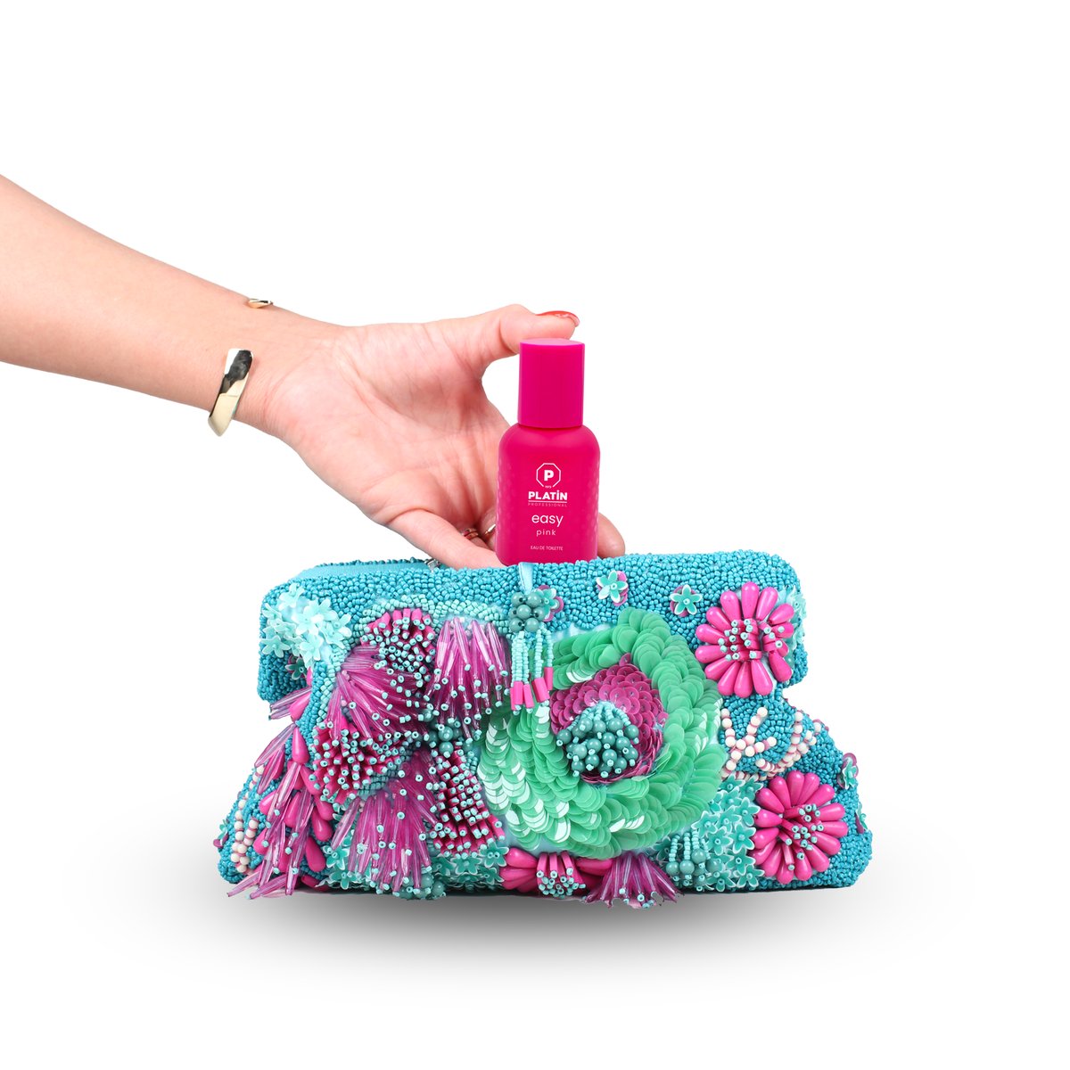 PLATİN EASY PINK PARFÜM EDT 50 ML - Görsel 4