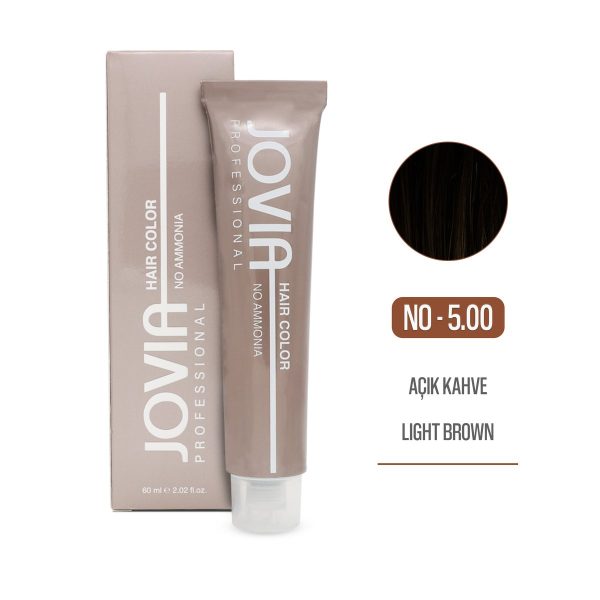 Saç Boyası (Amonyaksız) -  5.00 - Açık Kahve 60 ml