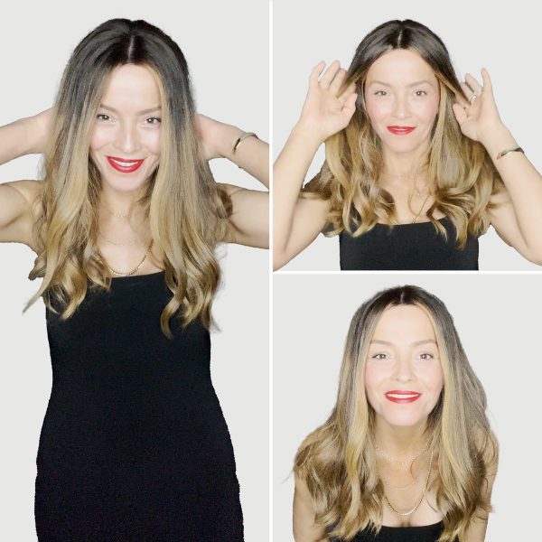 SARI OMBRELİ ORTA BOY TÜL PERUK