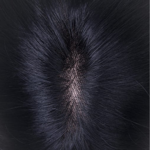 Tül Peruk Uzun - Siyah - Görsel 4