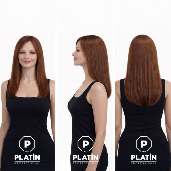 Tül Peruk Orta - Açık Kahve