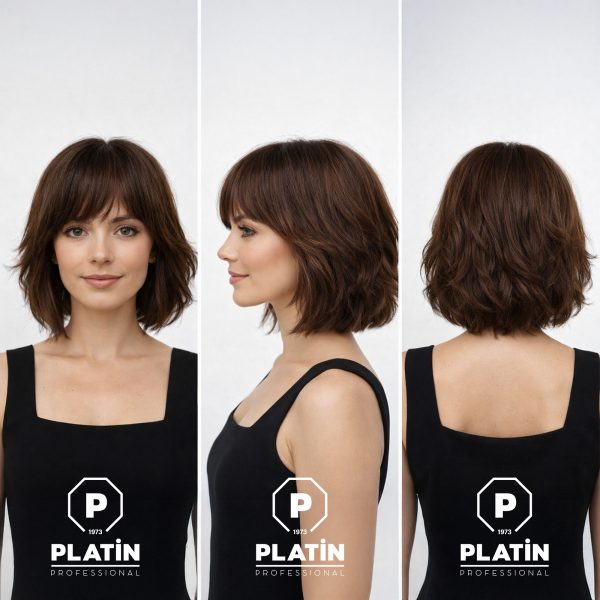 Tül Peruk Küt - Perçemli Kahve