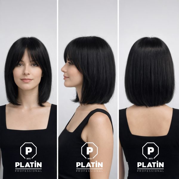 Tül Peruk Küt - Siyah