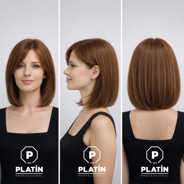 Tül Peruk Küt - Açık Kahve