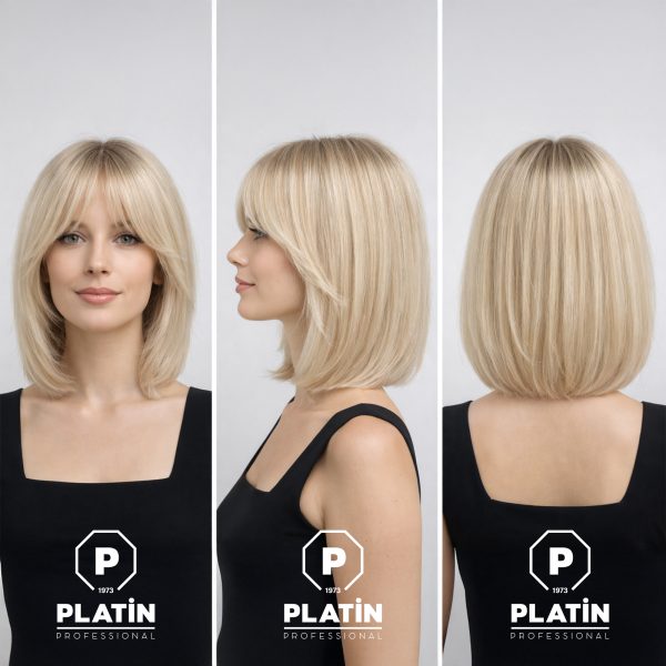 Tül Peruk Küt - Perçemli Ombre